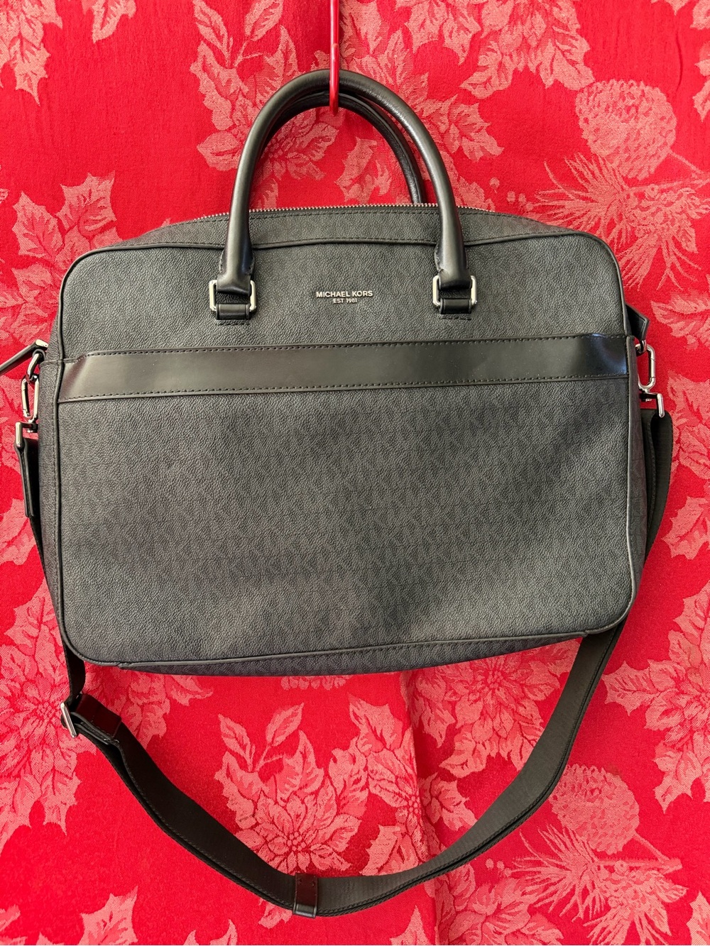 Michael Kors Harrison Front-Zip Briefcase